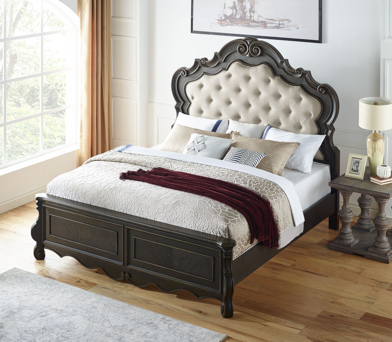 Rhapsody - Upholstered Panel Bed