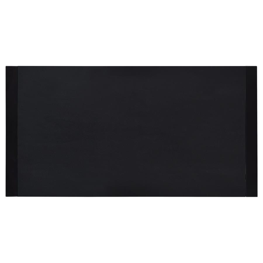 Mallet - Office Computer Desk With Keyboard Tray - Black
