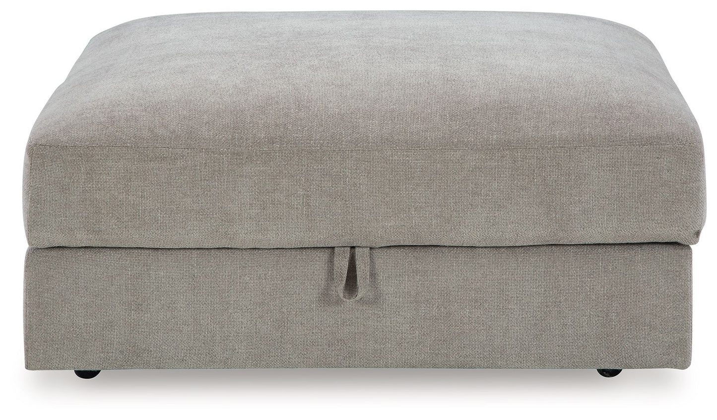 Aslan Court - Pebble - Ottoman With Storage
