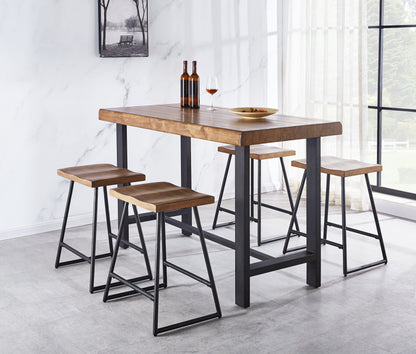 Landon - Counter Table - Dark Brown