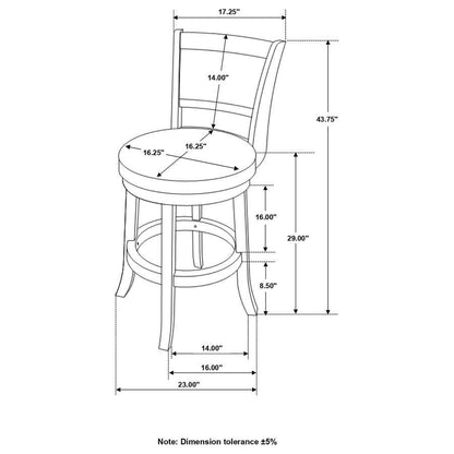 Broxton - Upholstered Swivel Stools (Set of 2)
