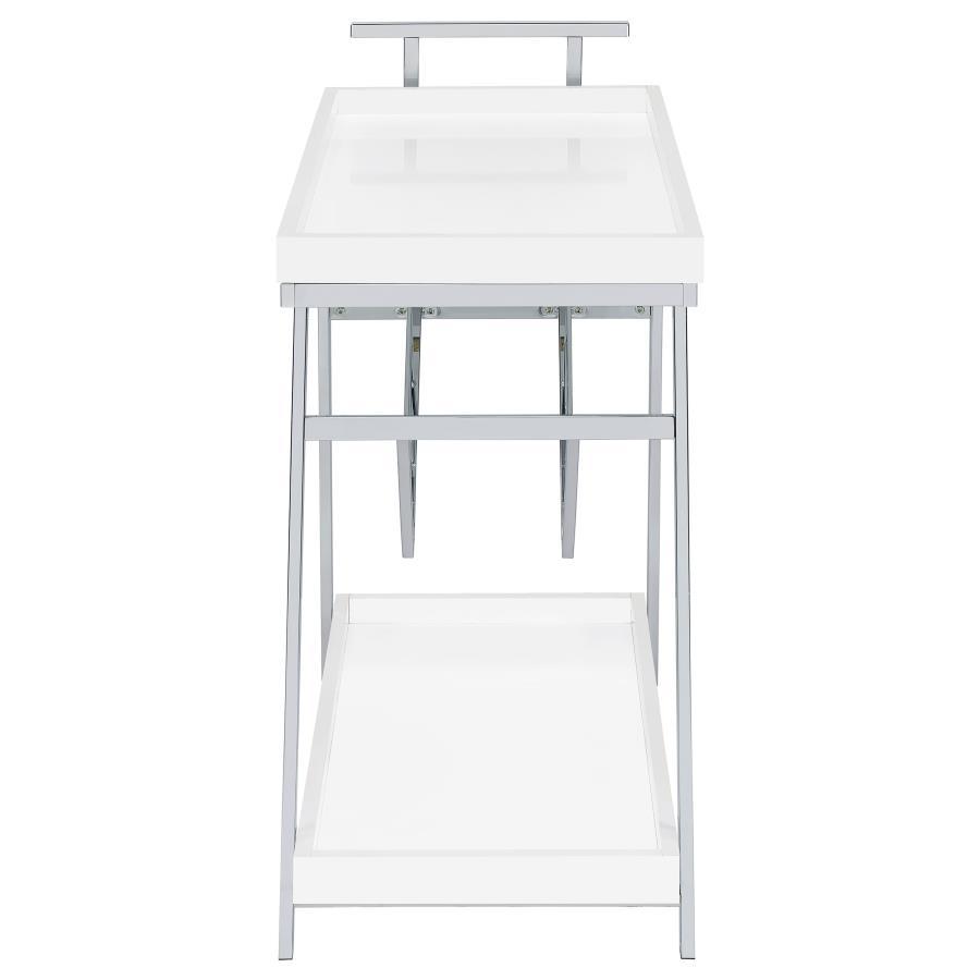 Kinney - 1-Drawer Engineered Wood Bar Cart