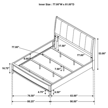 Granada - Upholstered Panel Bed