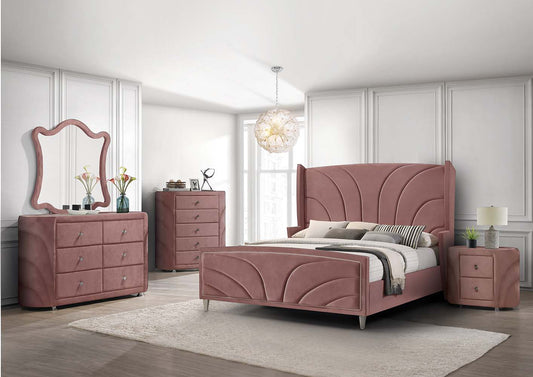 Salonia - Mirror - Pink Velvet