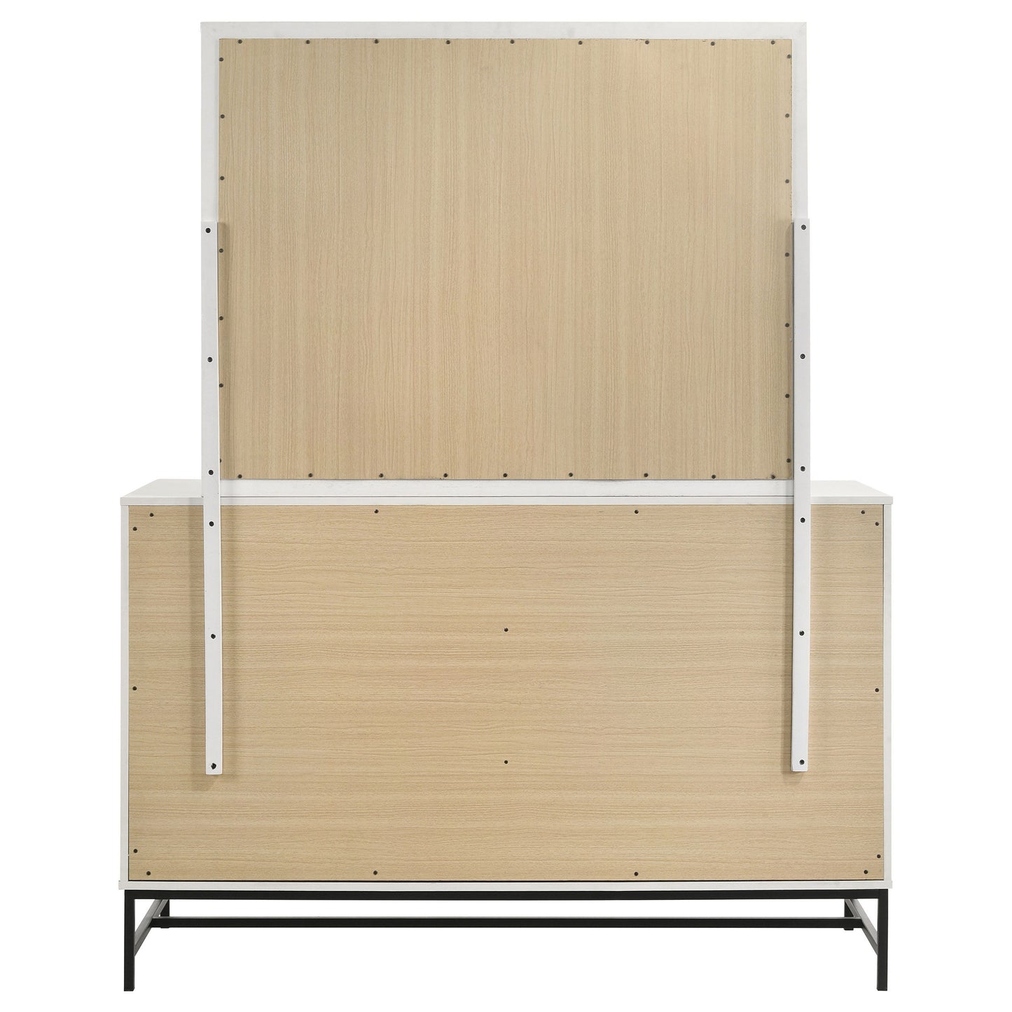 Sonora - 6-Drawer Dresser With Mirror - White