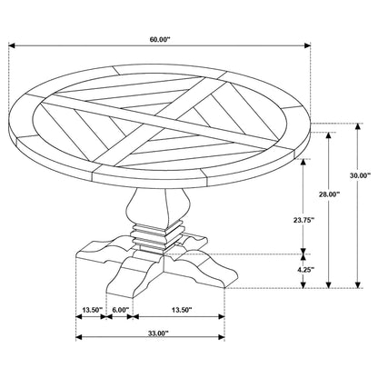 Florence - Round Dining Table Set