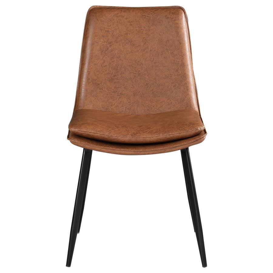 Ortega - Upholstered Dining Side Chair (Set of 2) - Coffee