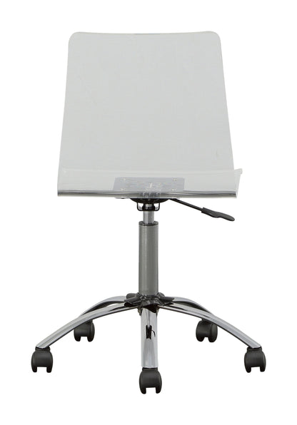 Arthur - Adjustable Swivel Chair - Pearl Silver