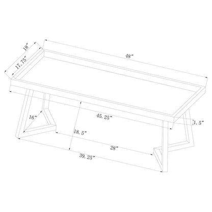 Beaufort - Velvet Upholstered Dining Bench - Steel Gray