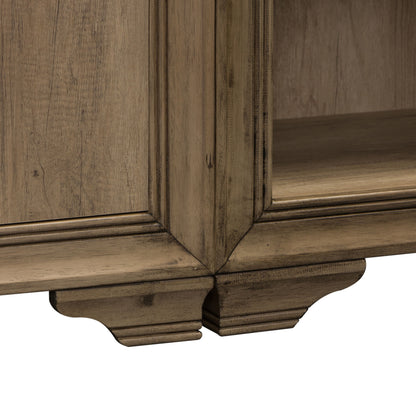 Sun Valley - Entertainment Center With Piers - Light Brown