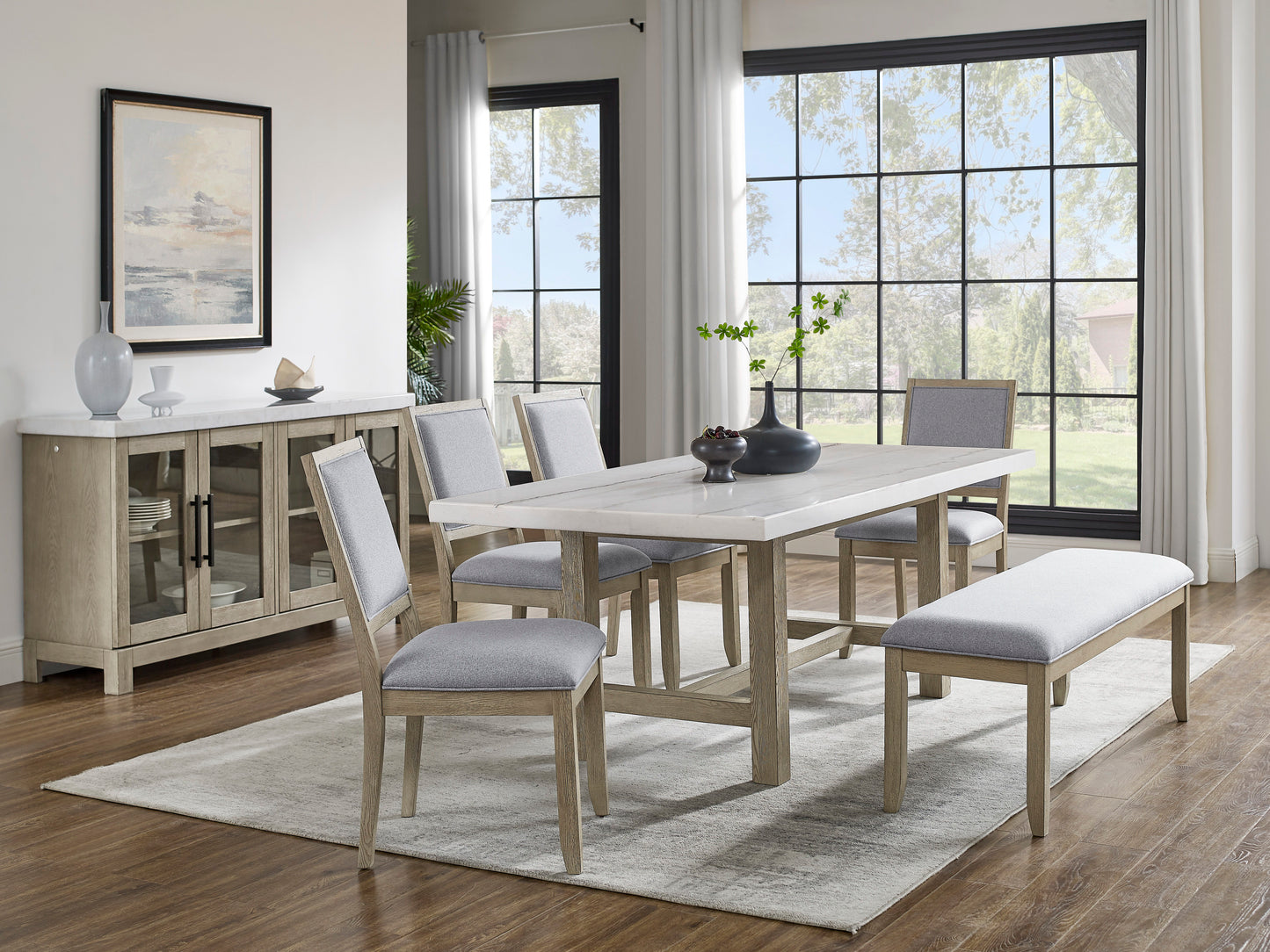 Carena - Dining Set With Rectangular Table