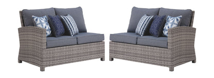 Salem Beach - Gray - 3 Pc. - Sectional Lounge