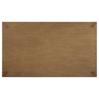 Bruner - Rectangular Wood Dining Table - Natural Brown