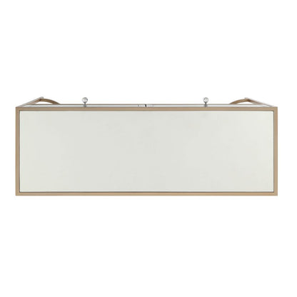 Wisteria - Accent Table - Mirrored & Rose Gold