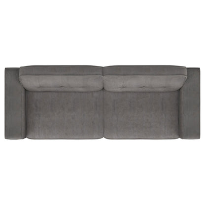 Deerhurst - Upholstered Track Arm Tufted Sofa - Charcoal