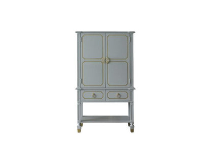 House - Marchese Cabinet - Pearl Gray Finish