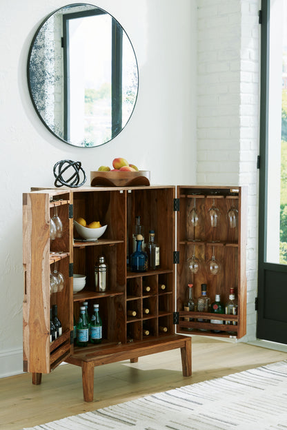 Dressonni - Brown - Bar Cabinet