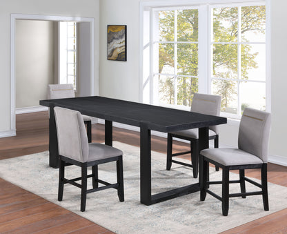 Yves - Counter Chair (Set of 2) - Gray
