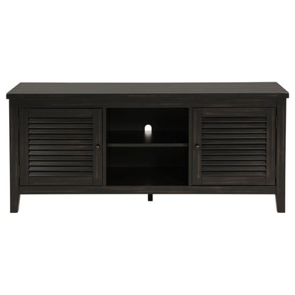 Concord - 2-Door 60" TV Stand Console - Distressed Java