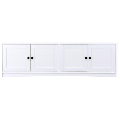 Laughlin - 3-piece Entertainment Center TV Stand - White