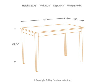 Kimonte - Dark Brown - Rectangular Dining Room Table