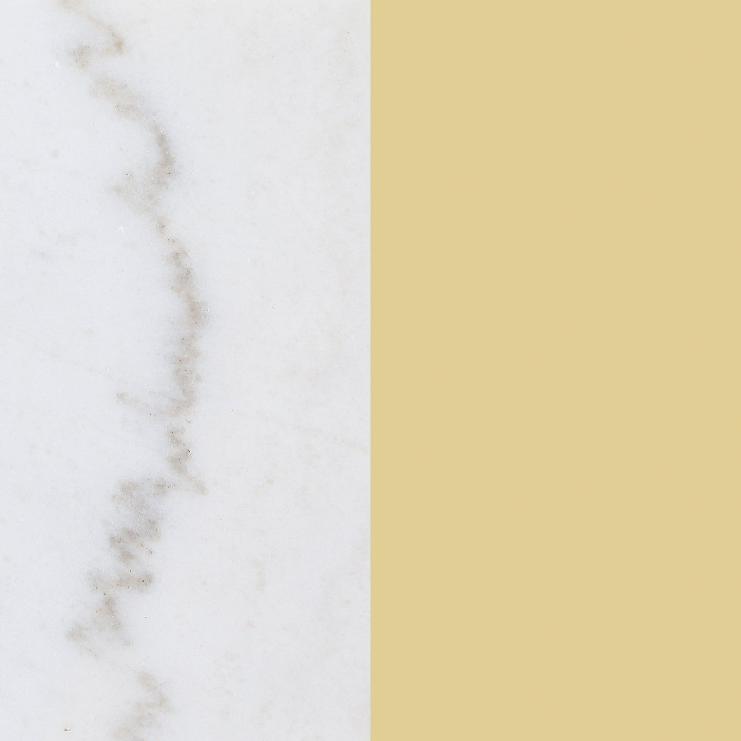 Jonelle - Round Glass Top End Table White Marble Shelf Gold - Smoke