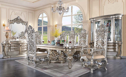 Danae - Dining Table - Champagne & Gold Finish