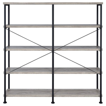 Analiese - 4-Shelf Double Bookshelf
