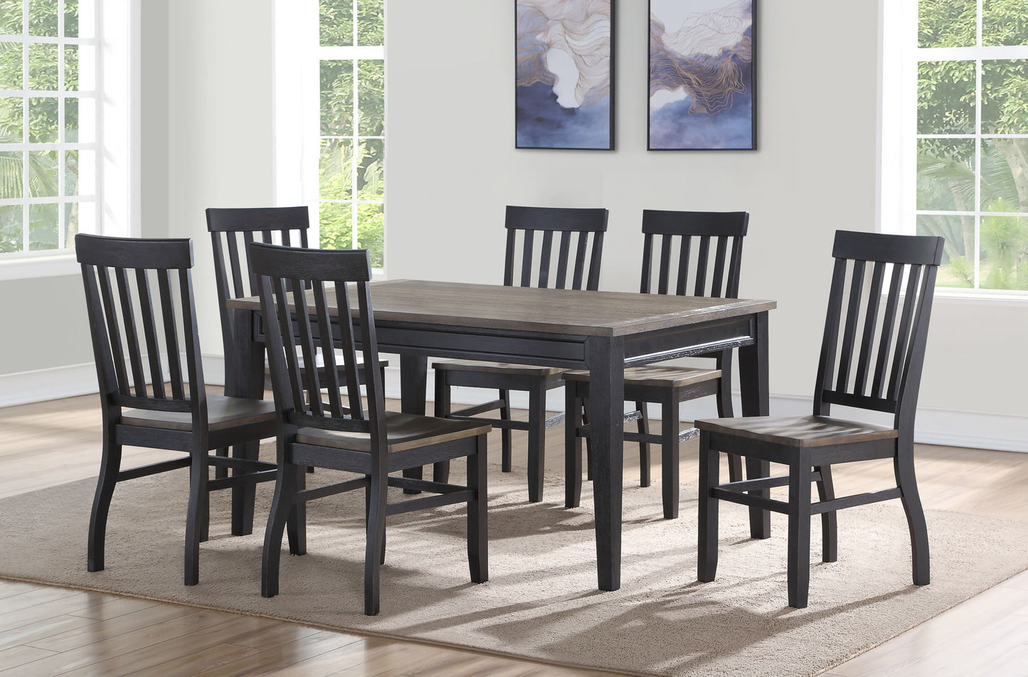 Raven - Noir Side Chair (Set of 2) - Dark Brown