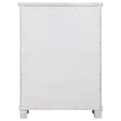 Lilith - 5-Drawer Bedroom Chest - Distressed White