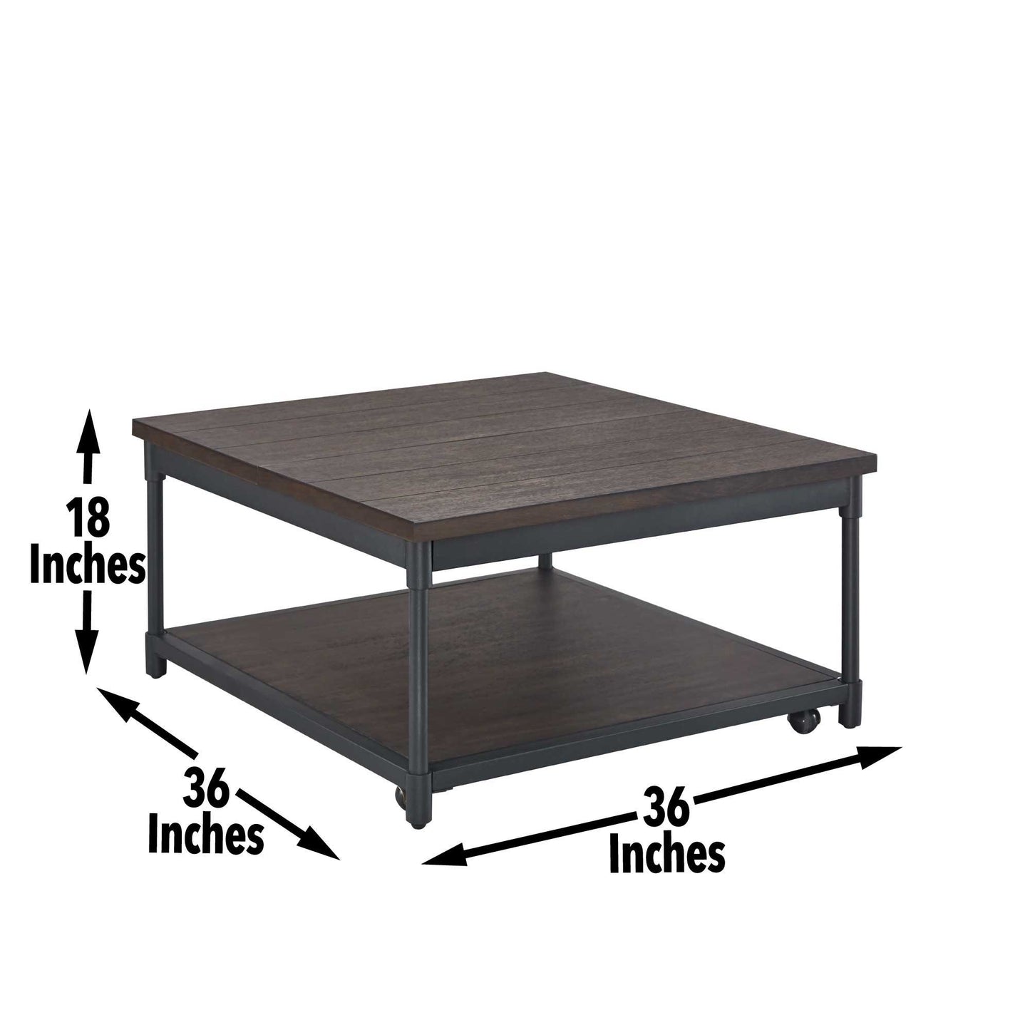 Prescott - 3 Piece Table Set - Brown