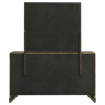 Gran Park - 6-Drawer Dresser And Mirror - Dark Cocoa