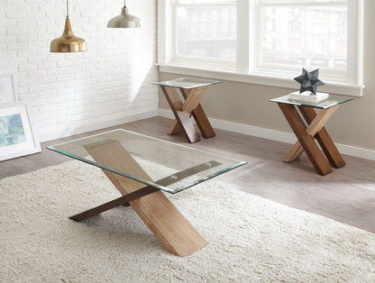 Tasha - Cocktail Table - Brown