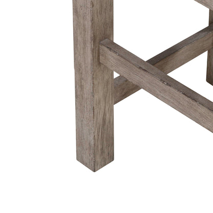 Skyview Lodge - Upholstered Console Stool - Light Brown