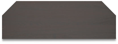 Dorrinson - Two-tone - Small Corner TV Stand