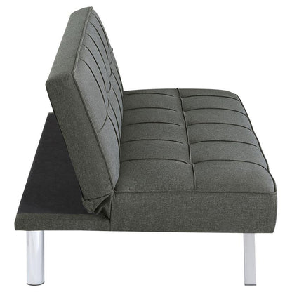 Joel - Upholstered Tufted Convertible Sofa Bed