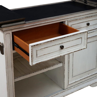 Magnolia Manor - Bar Cart - White