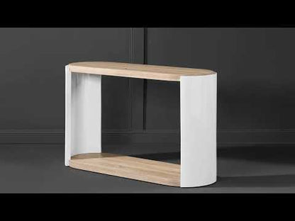 Zoma - Coffee Table - Oak & White High