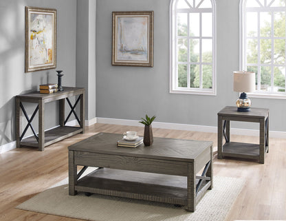 Dexter - Lift Top Cocktail Table - Brown