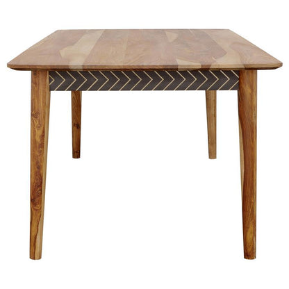 Partridge - Rectangular Dining Table - Natural Sheesham