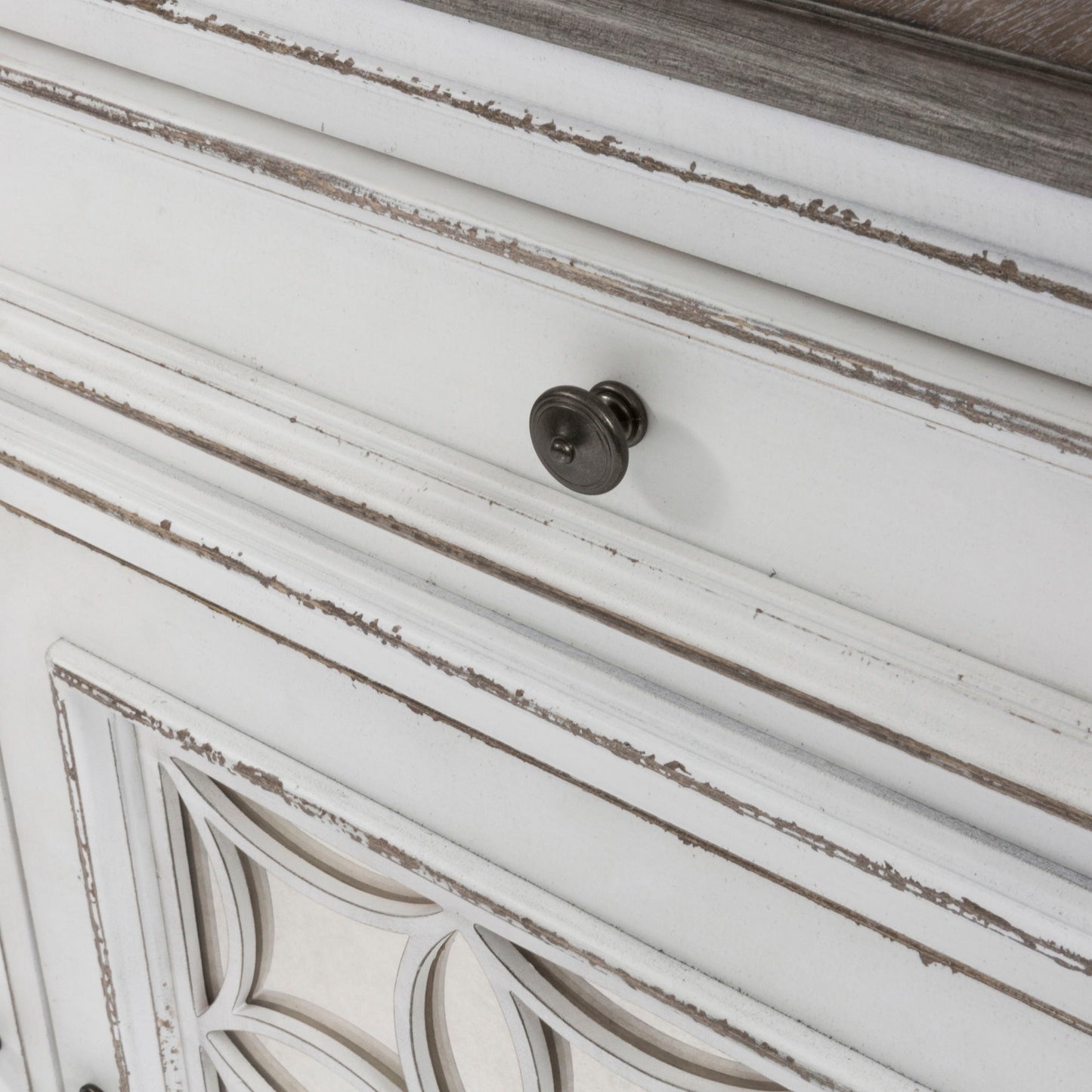 Magnolia Manor - Hutch & Buffet - White