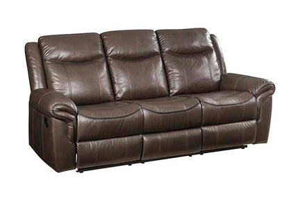Lydia - Sofa - Brown Leather Aire
