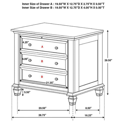 Sandy Beach - Storage Bed Bedroom Set