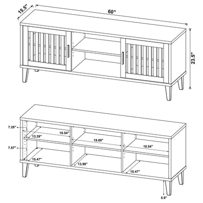 Sedona - 2 Door Engineered Wood TV Stand - Dark Pine