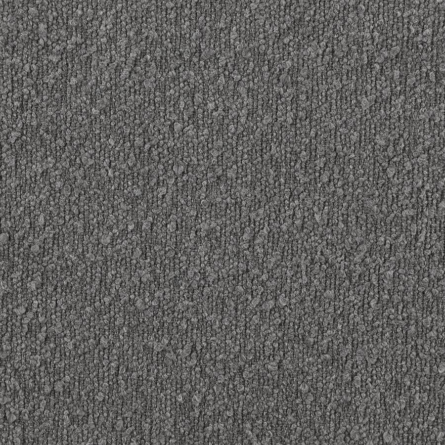 Eudora - Boucle Upholstered Dining Arm Chair - Gray