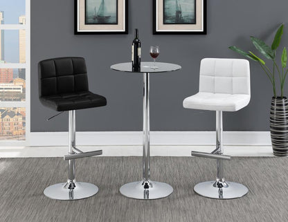Lenny - Upholstered Adjustable Bar Stool (Set of 2)
