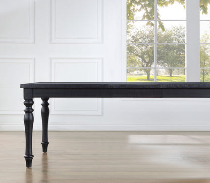 Odessa - Dining Table With Leaf - Black