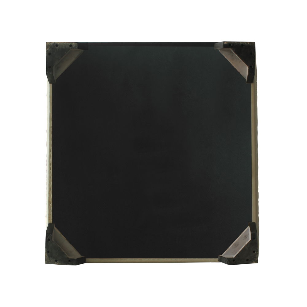 House - Beatrice Chair - Beige PU, Black PU & Charcoal Finish