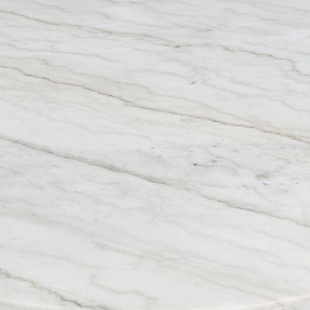 Zaidee - Coffee Table With Marble - Nickel