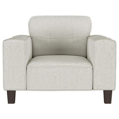 Deerhurst - Upholstered Tufted Track Arm Sofa Set